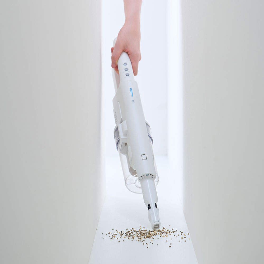 アイリスオーヤマ 掃除機 充電式サイクロンスティッククリーナー SUUZE ホワイト SCD-210P-W