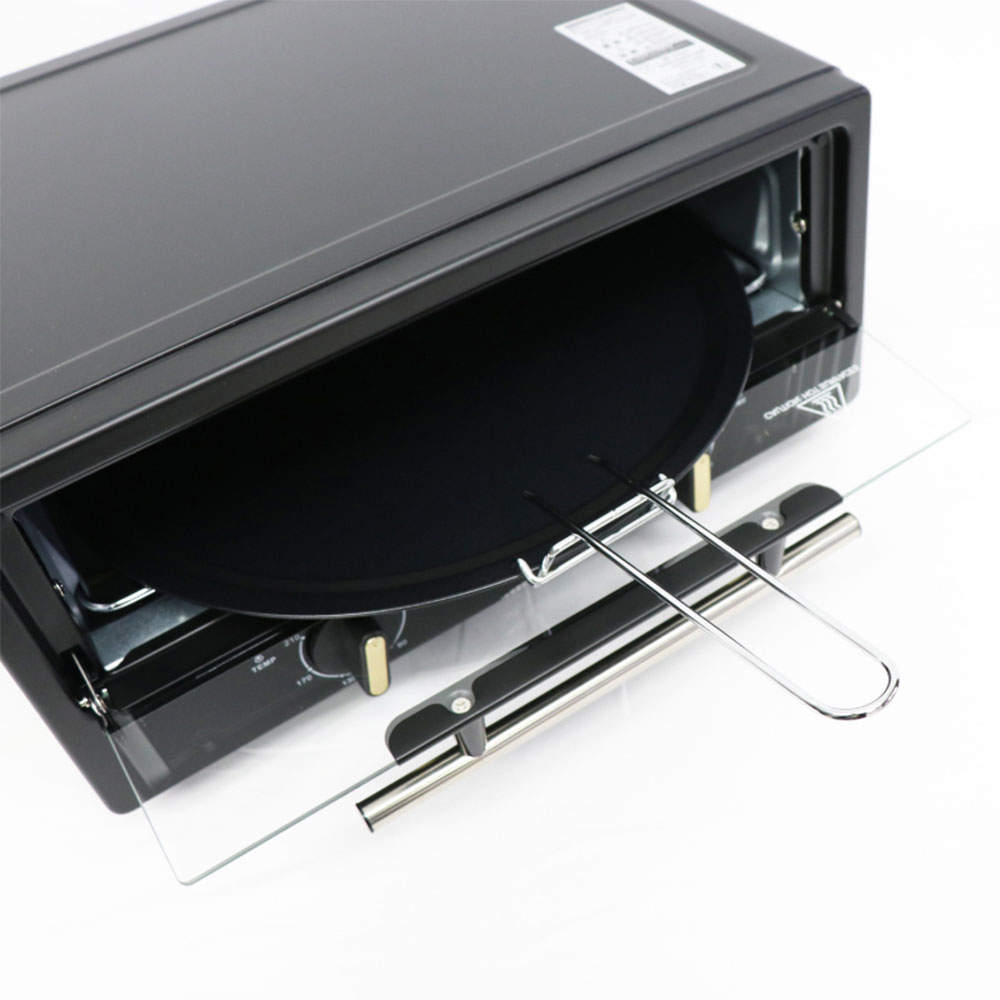 HIRO オーブントースター ピザトースター ブラック HKPM-1200