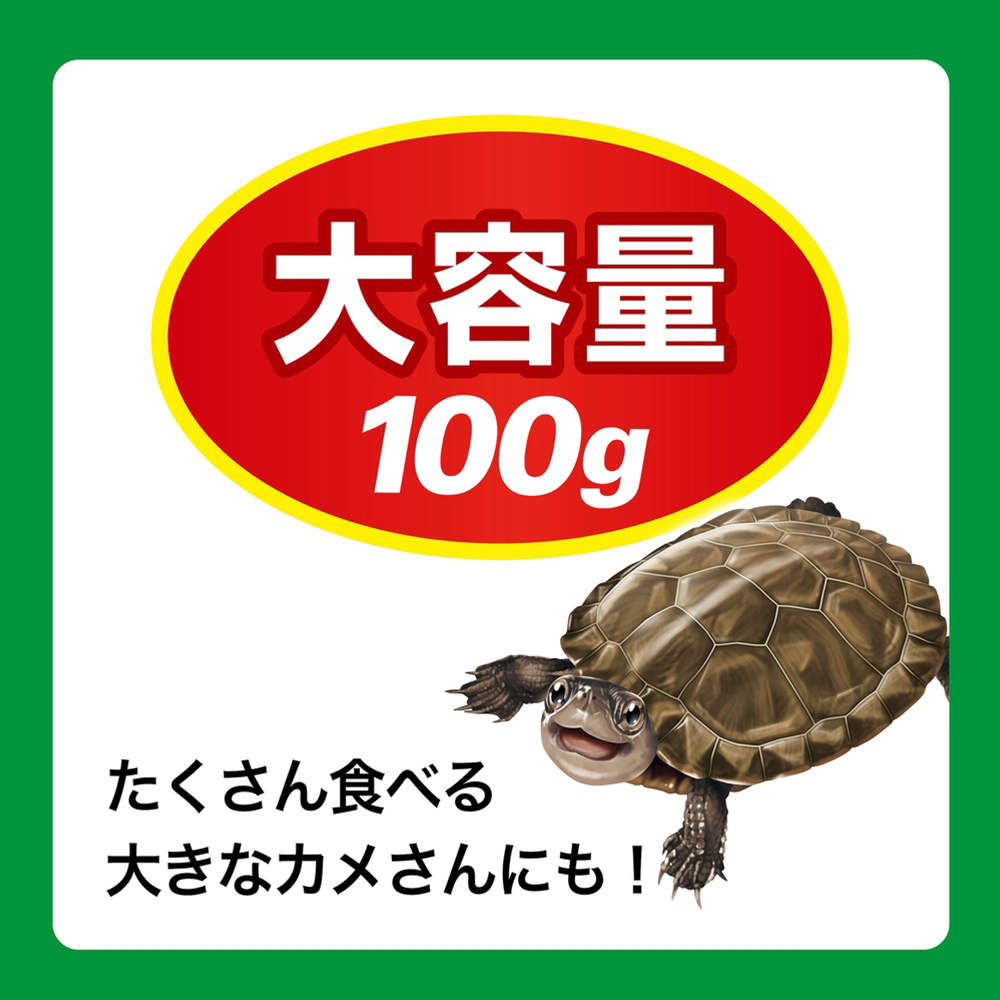 ジェックス カメ元気 ごちそうパン えび味 100g