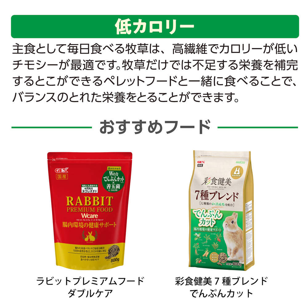 ジェックス おいしいチモシー ソフト 1kg