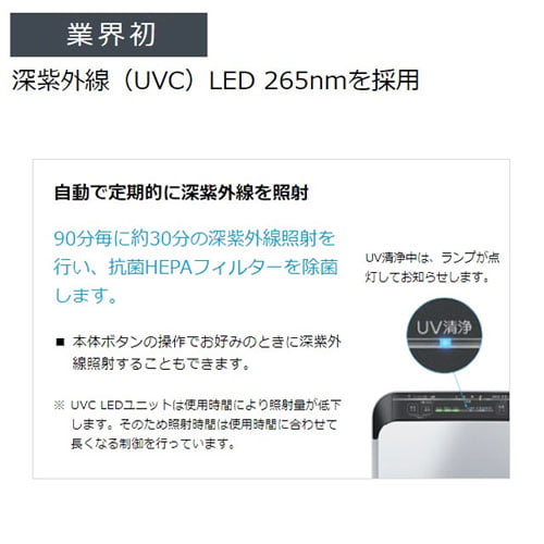 ダイキン UVストリーマ空気清浄機 22畳 シルバー ACB50XS: OA機器・電池・家電－オフィス・現場用品の通販キラット【KILAT】