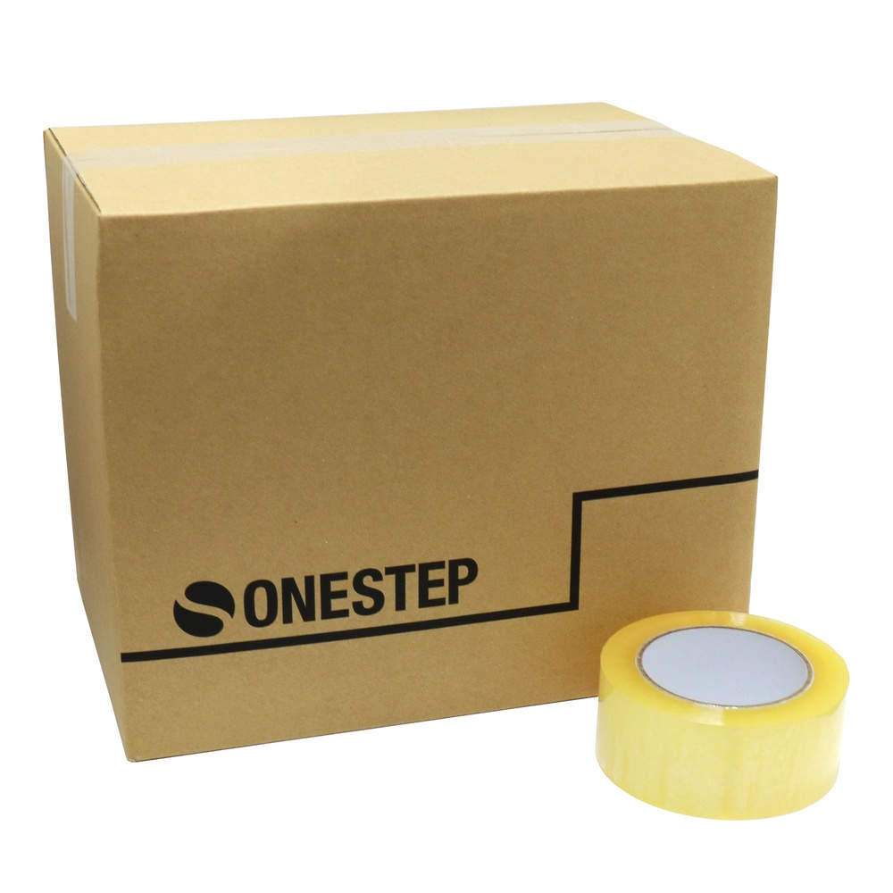 OPPテープ GRATES 丈夫な厚さ0.065mm 50mm×50m 透明 1巻