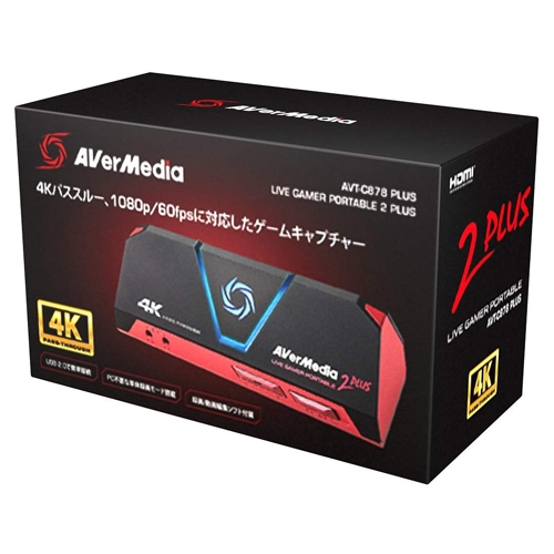 AVer Media ビデオキャプチャー Live Gamer Portable 2 PLUS AVT-C878 ...