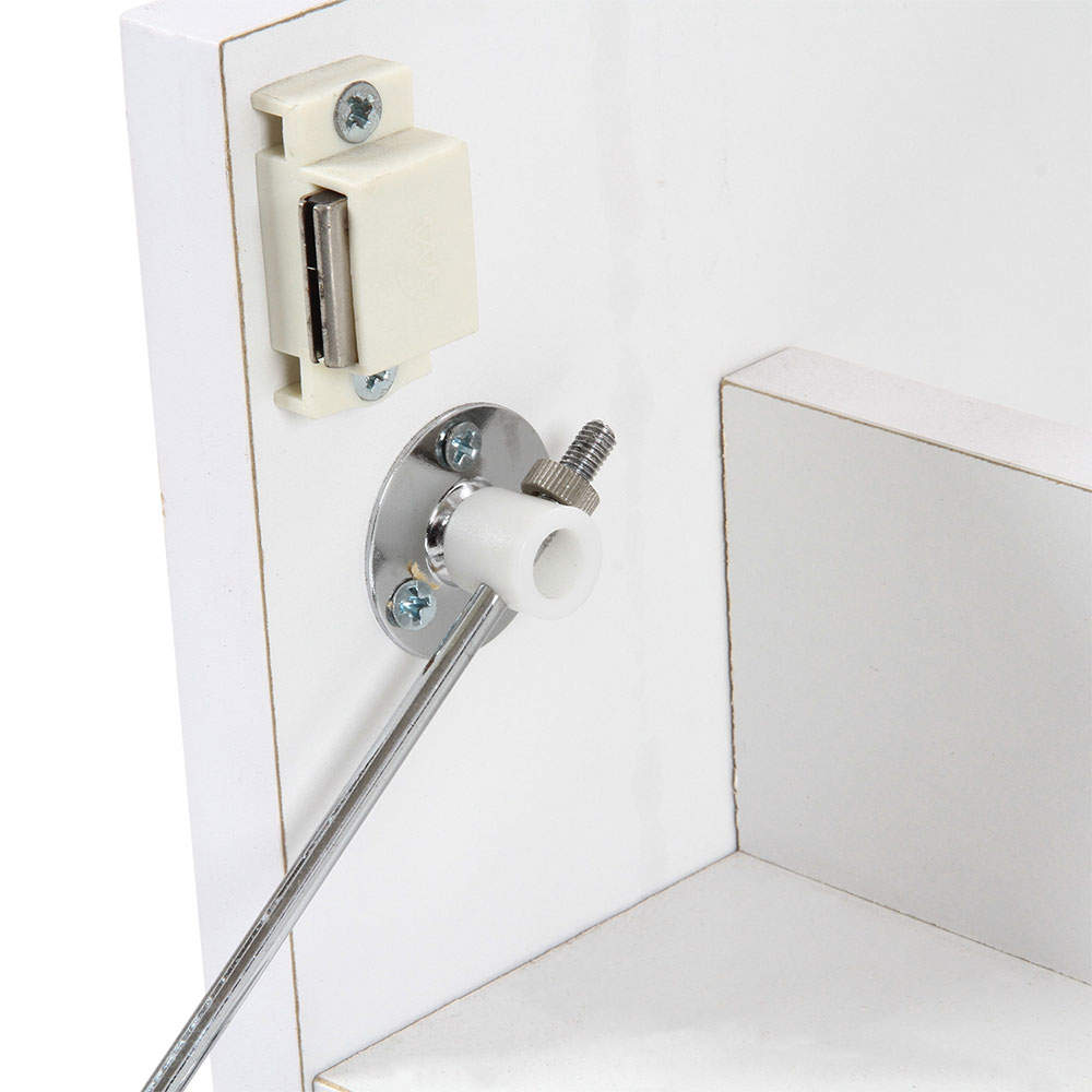 不二貿易 ドレッサー 化粧箱 フィーゴ ホワイト FWK-4553DR