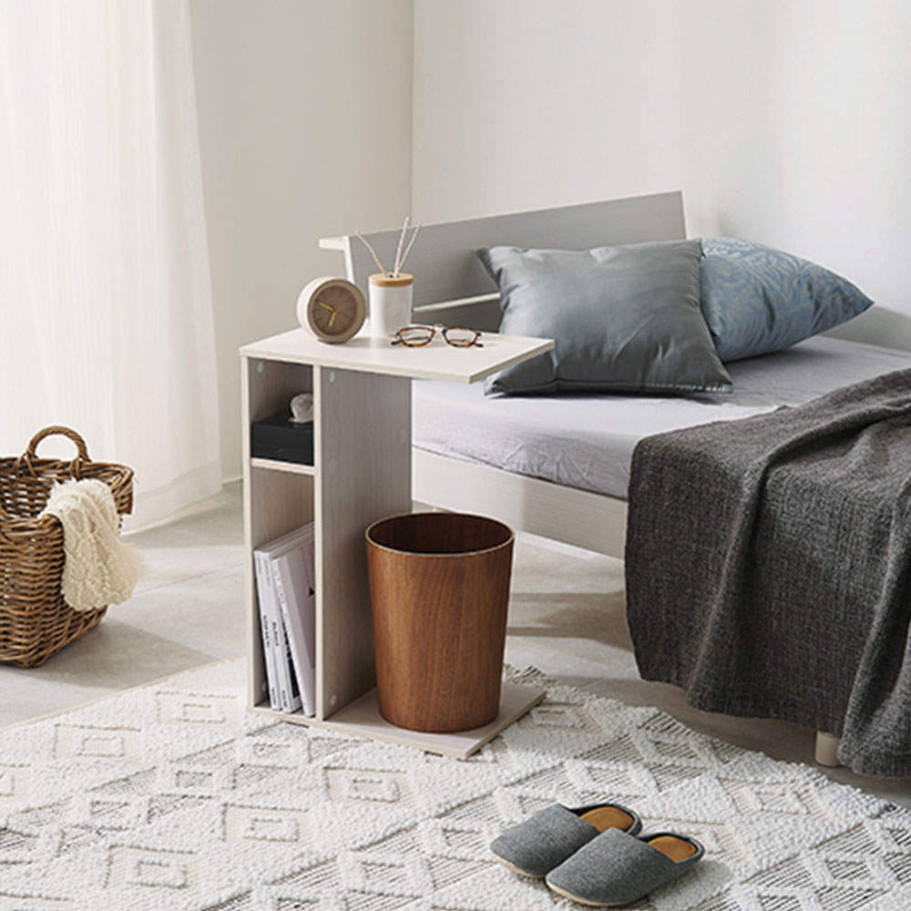 萩原 サイドテーブル ホワイトウォッシュ RT-1119WS