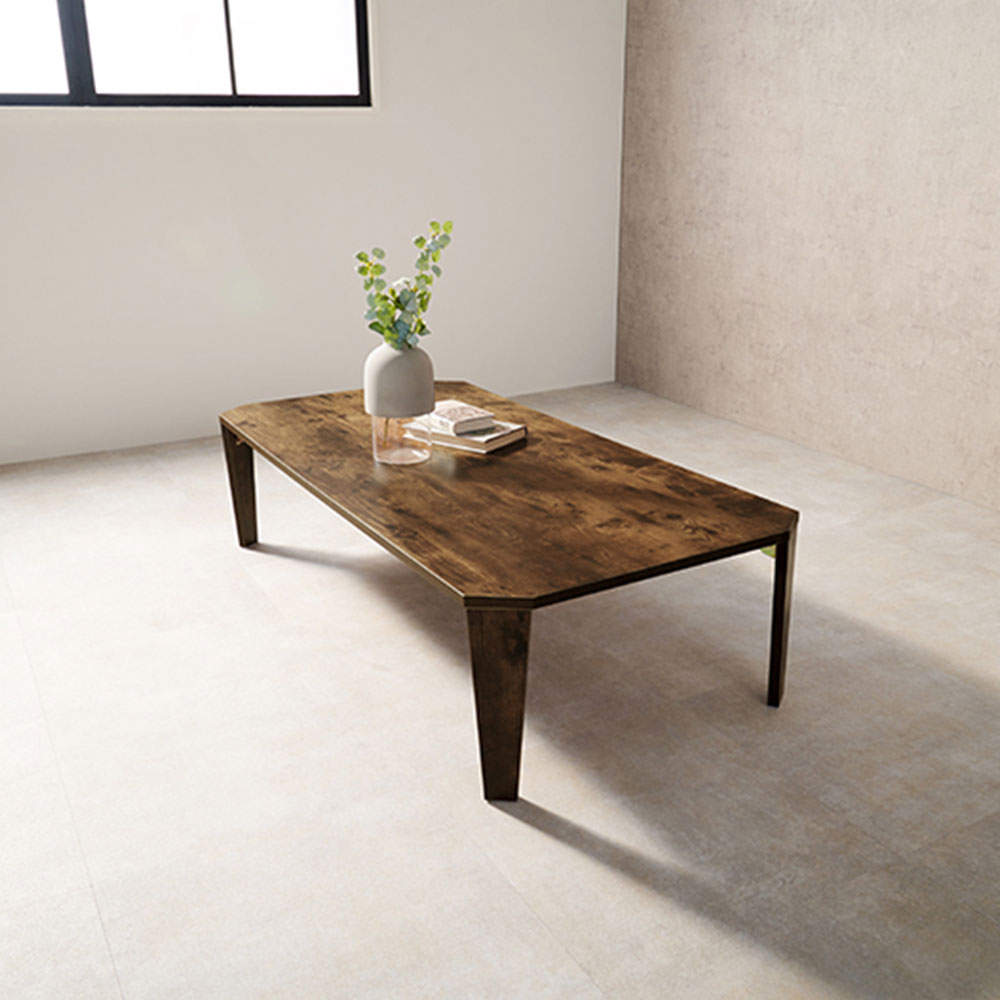 萩原 折れ脚テーブル ブラウン MT-6867BR