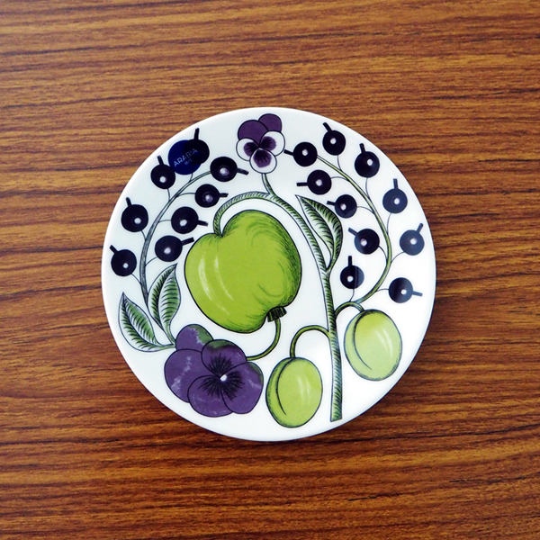 ARABIA アラビア Paratiisi Purple パープル パラティッシ ソーサー プレート 14cm