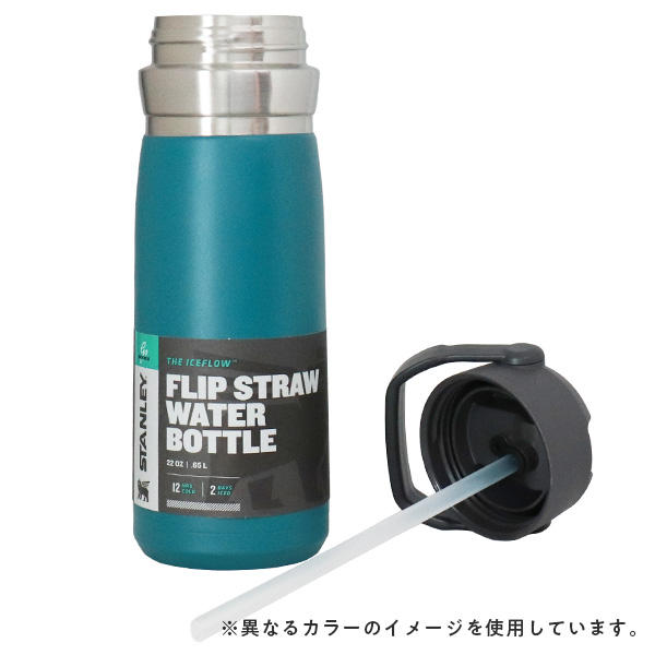Go Flip Straw Water Bottle, 0.65L