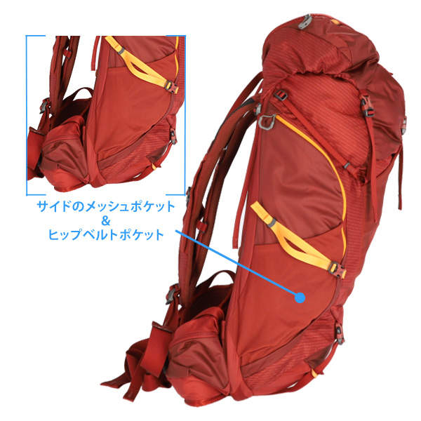 GREGORY グレゴリー バックパック PARAGON パラゴン 50 50L M/L デザートレッド 153028A027