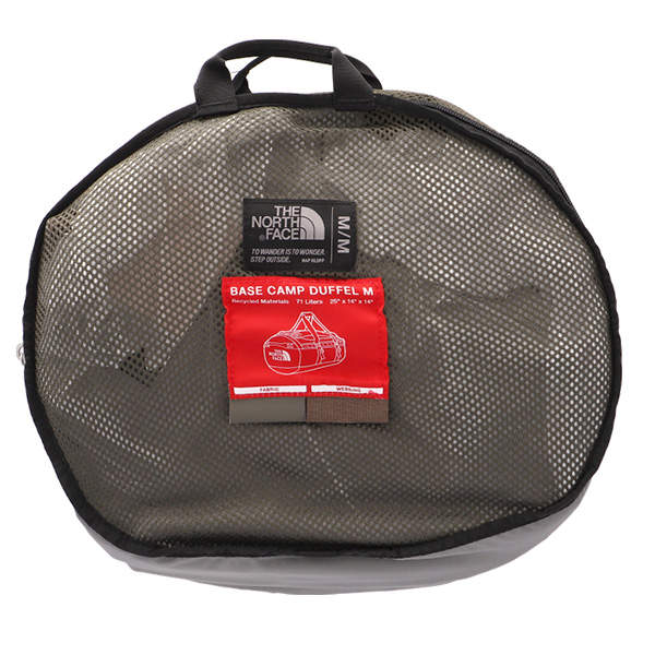 THE NORTH FACE ノースフェイス バックパック BASE CAMP DUFFEL M ベースキャンプ ダッフル 71L ニュートープグリーン×スモーキーブラウン