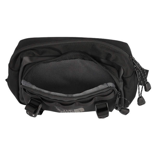 THE NORTH FACE ノースフェイス ボディバッグ BASE CAMP LUMBAR ベースキャンプ ランバー ヒップパック ブラック×アスファルトグレー