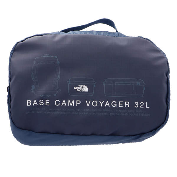 THE NORTH FACE ノースフェイス バックパック BASE CAMP VOYAGER DUFFEL ベースキャンプ ボイジャー ダッフル 32L シェイディブルー×サミットネイビー