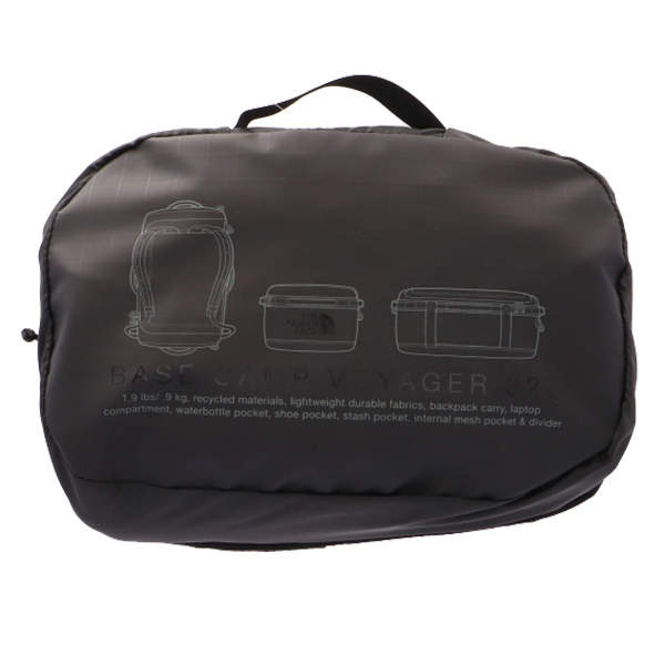 THE NORTH FACE ノースフェイス バックパック BASE CAMP VOYAGER DUFFEL ベースキャンプ ボイジャー ダッフル 32L ブラック×アスファルトグレー