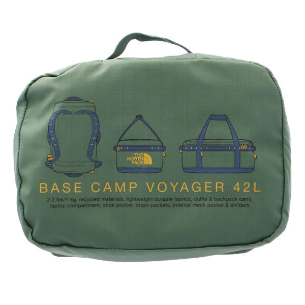 THE NORTH FACE ノースフェイス バックパック BASE CAMP VOYAGER DUFFEL ベースキャンプ ボイジャー ダッフル 42L ダックグリーン×シェイディブルー