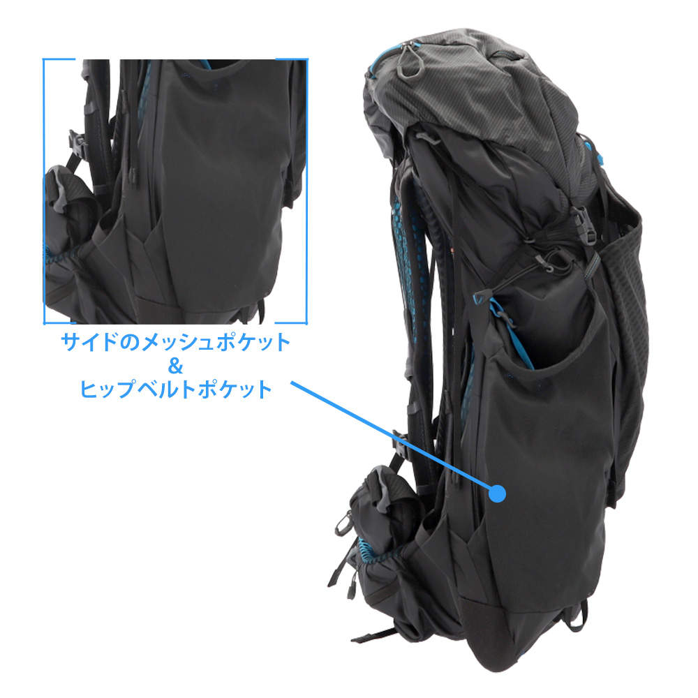 GREGORY グレゴリー バックパック FOCAL フォーカル 48 48L MD オゾンブラック 1413287416