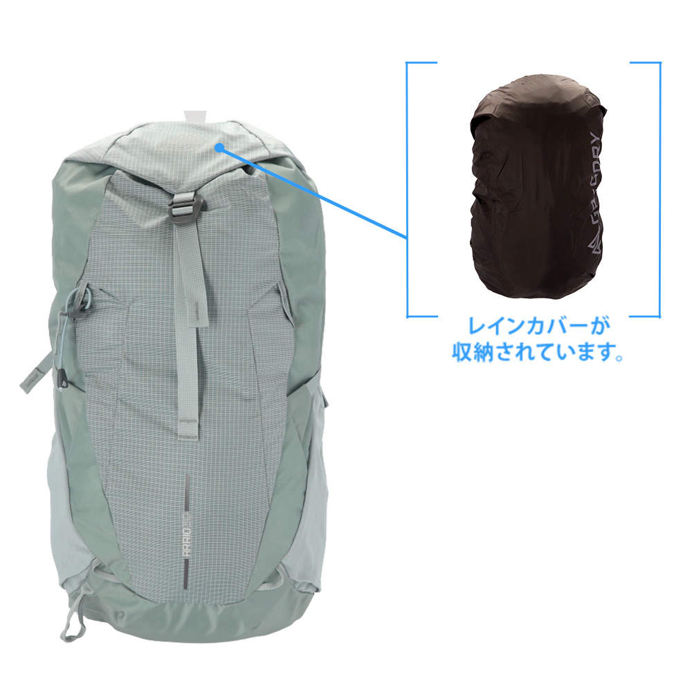 GREGORY グレゴリー バックパック ARRIO アリオ 30 30L セージグレー 157886A482