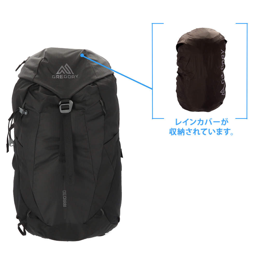 GREGORY グレゴリー バックパック ARRIO アリオ 30 30L シャドウパインブラック 157886A798