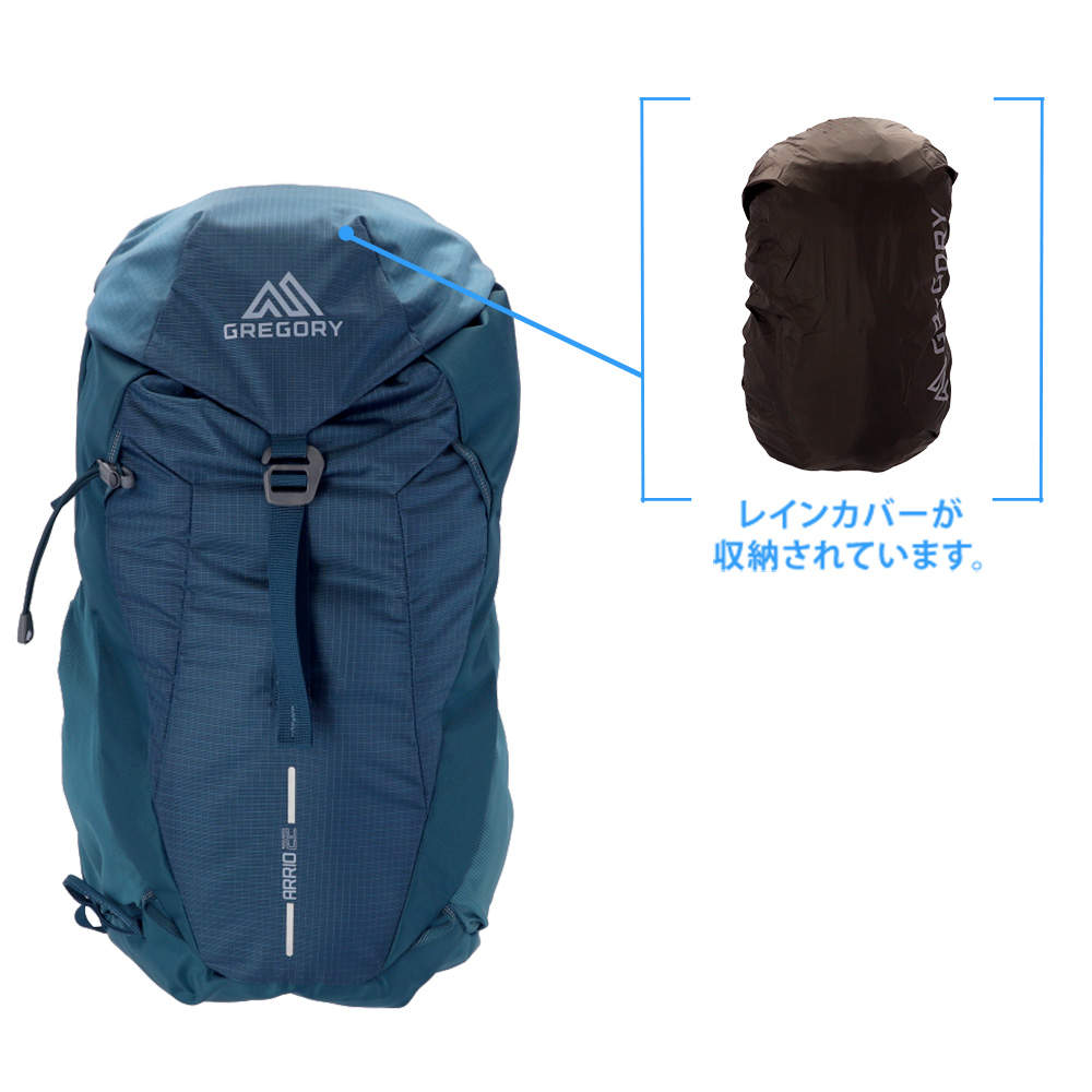 GREGORY グレゴリー バックパック ARRIO アリオ 22 22L スターライトブルー 157883A799