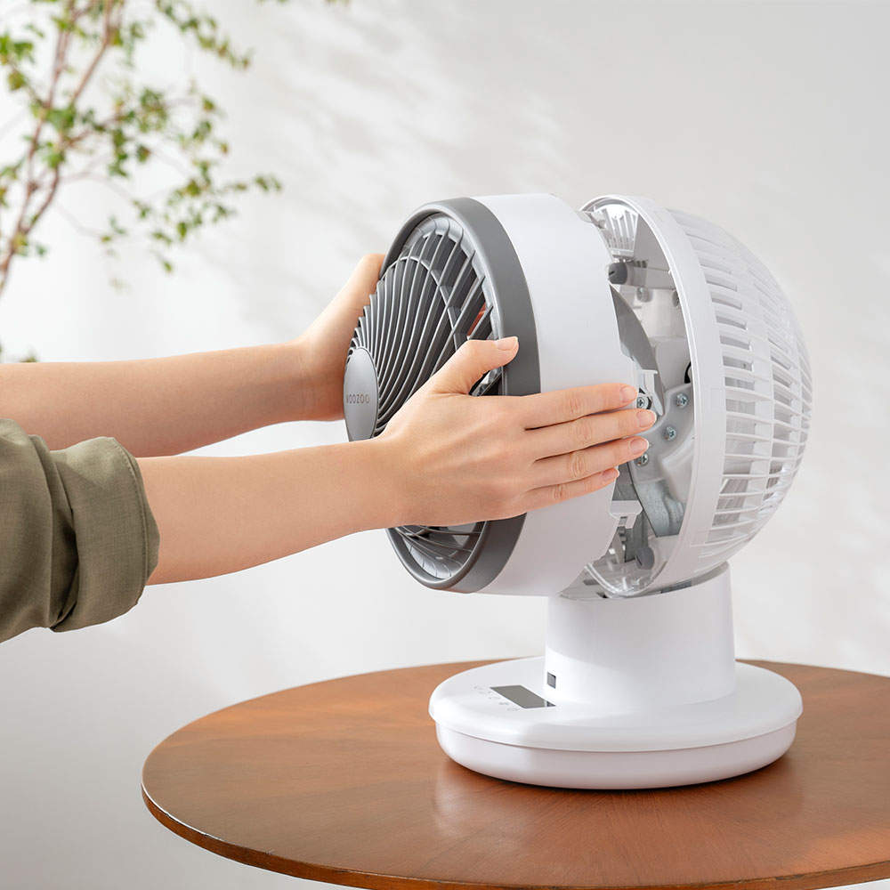 アイリスオーヤマ サーキュレーターアイ DC JET 上下左右首振り 45畳 ホワイト PCF-SDC18T-EC-W