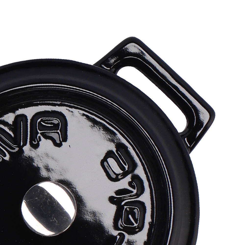 【ポイント20倍】LAVA 鋳鉄ホーロー鍋 ラウンドキャセロール 10cm Shiny Black LV0075