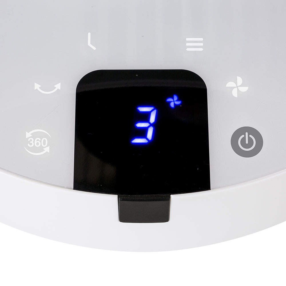 C:NET ラジアルスイングサーキュレーター リモコン式 26畳 ホワイト CCAX210WH
