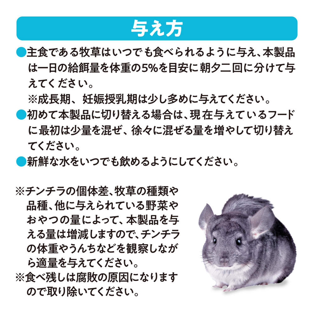 ジェックス チンチラ プレミアムフード シンバイオティクスブレンド 1.3kg