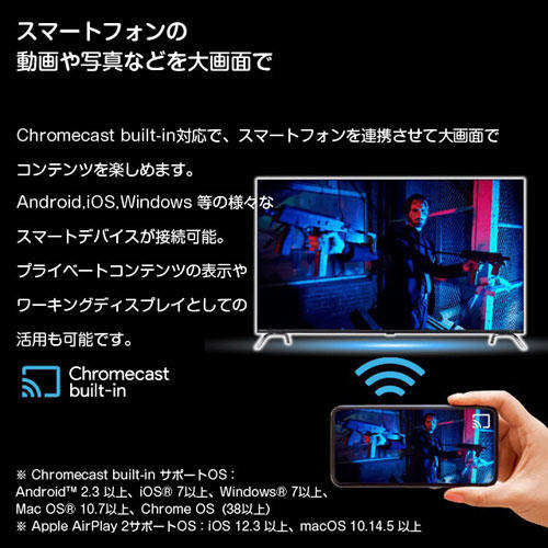 ORION チューナーレススマートテレビ 24V型 SLHD241