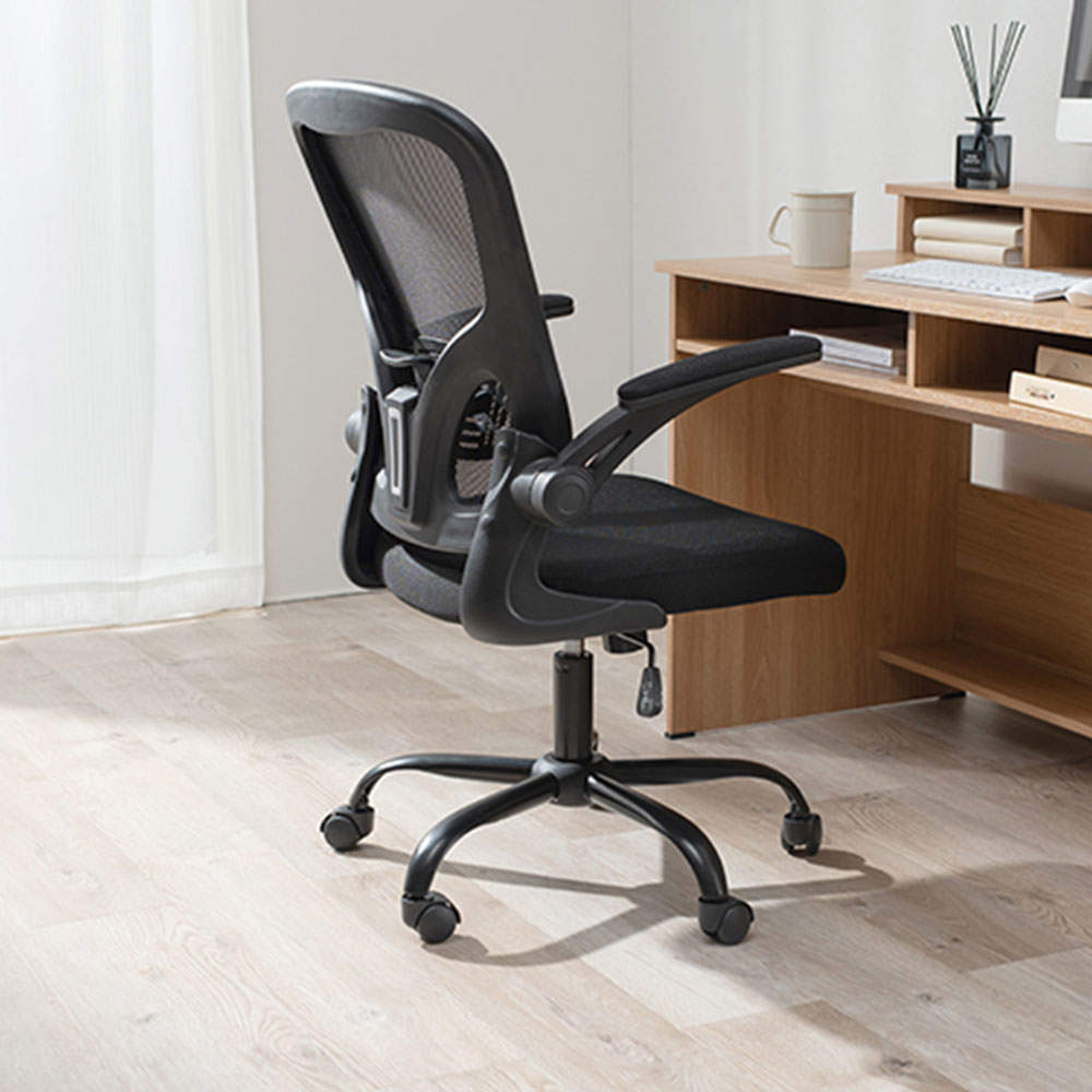 萩原 高機能オフィスチェア ブラック LHC-4471BK