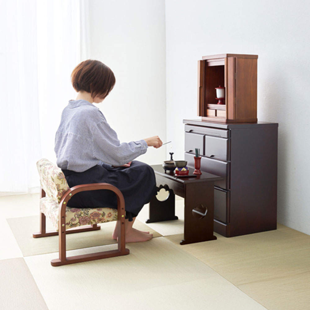 萩原 供物台 ダークブラウン MT-6759DBR