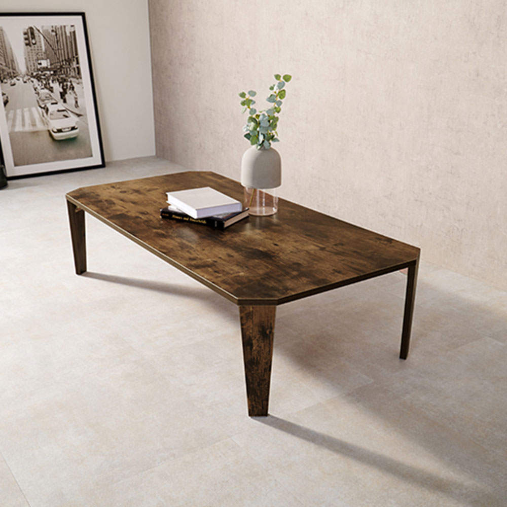 萩原 折れ脚テーブル ブラウン MT-6867BR