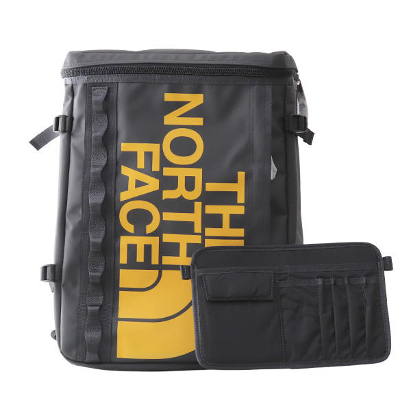 THE NORTH FACE バックパック BASE CAMP FUSE BOX ベースキャンプ ヒューズボックス 30L アスファルトグレー×ライトニングイエロー