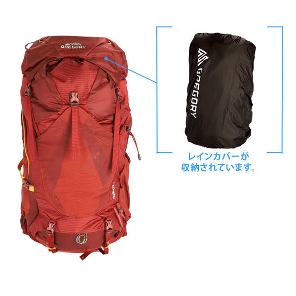 GREGORY グレゴリー バックパック PARAGON パラゴン 50 50L M/L デザートレッド 153028A027