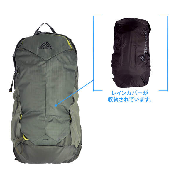 GREGORY グレゴリー バックパック ZULU ズール LT 20 20L フォリッジグリーン 1493219976