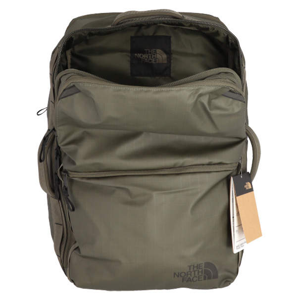 THE NORTH FACE ノースフェイス バックパック BASE CAMP VOYAGER TRAVEL PACK ベースキャンプ ボイジャー トラベルパック 35L ニュートープグリーン×ブラック