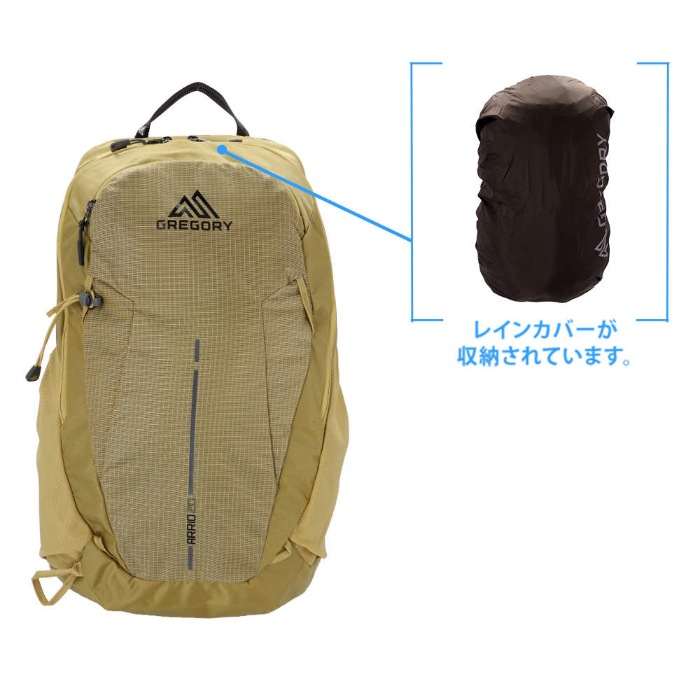 GREGORY グレゴリー バックパック ARRIO アリオ 20 20L アンバーヘイズ 157882A791