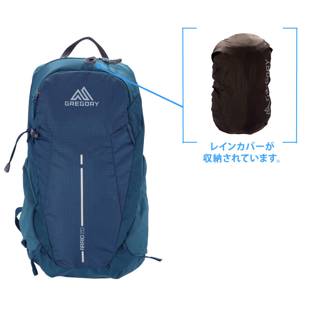 GREGORY グレゴリー バックパック ARRIO アリオ 20 20L スターライトブルー 157882A799