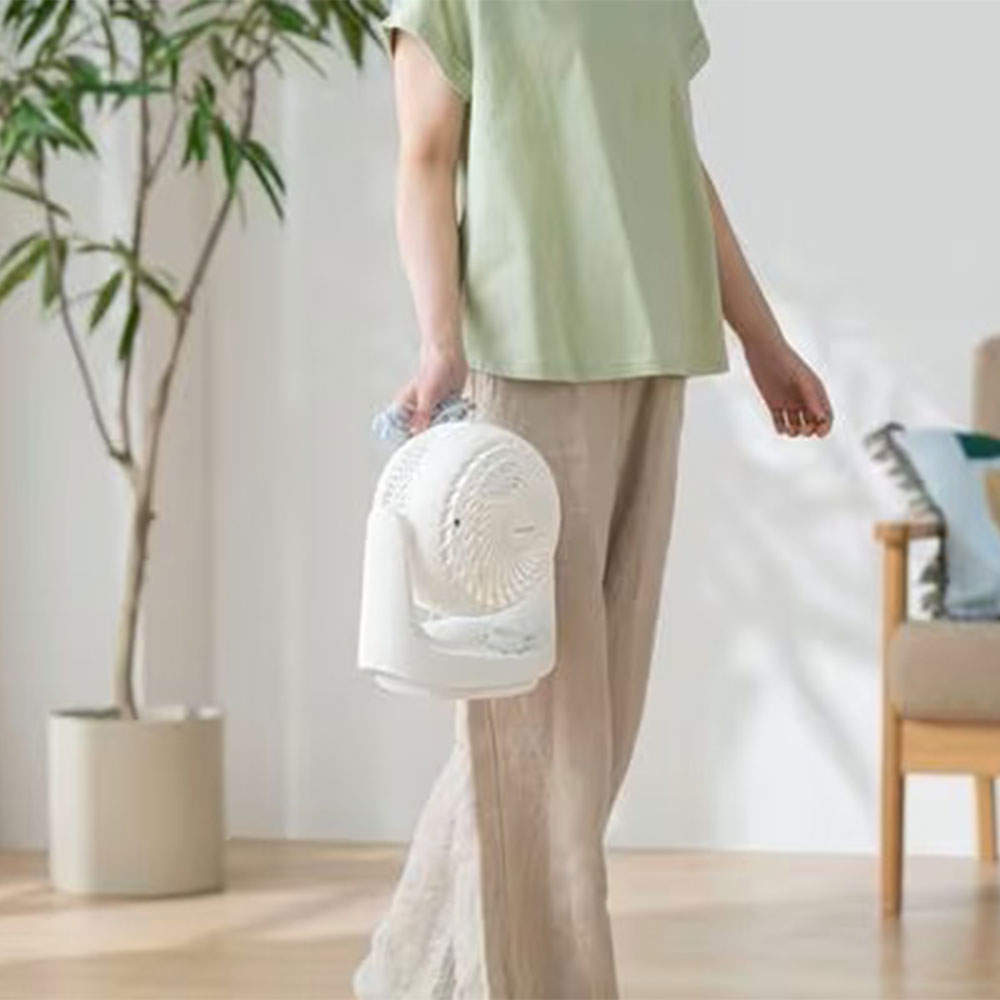 アイリスオーヤマ サーキュレーター マカロン型 首振りタイプ メカ式 8畳 ホワイト PCF-MKM15EC-W