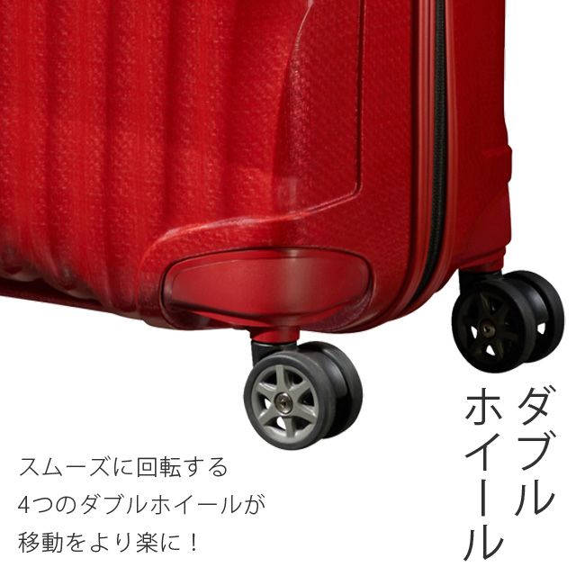 Samsonite スーツケース C-LITE Spinner シーライト スピナー 81cm オフホワイト 122862-1627【他商品と同時購入不可】