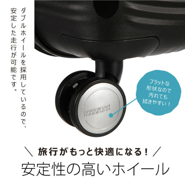 Samsonite スーツケース American Tourister Soundbox アメリカンツーリスター サウンドボックス 55cm EXP ターコイズトニック 88472-A066