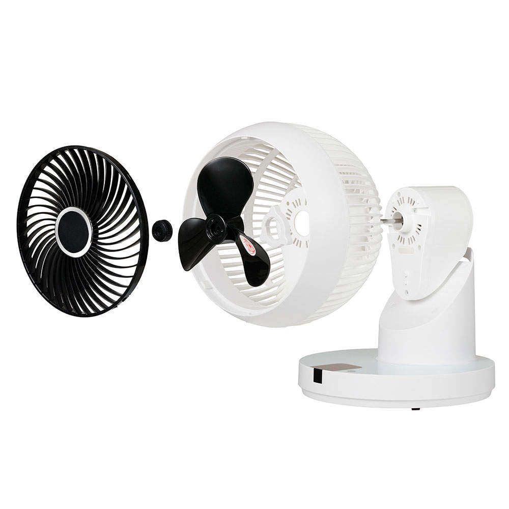 C:NET ラジアルスイングサーキュレーター リモコン式 26畳 ホワイト CCAX210WH