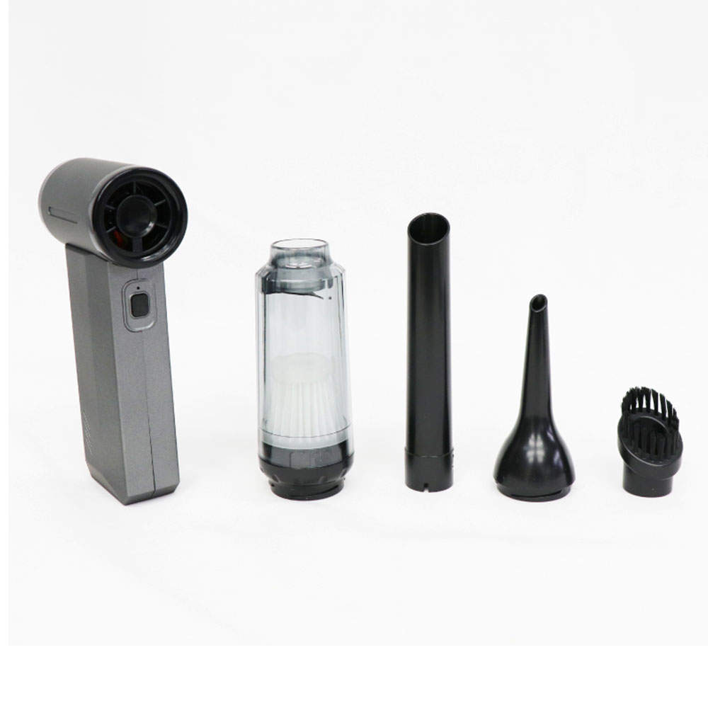 HIRO 小型ブロワー ストロングパワーマルチブロワーファン 充電式 2WAY 吸引・送風 ブラック HDL-3106