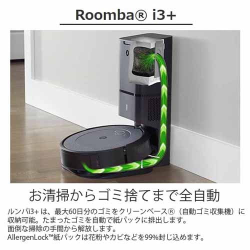 iRobot ルンバi3 + クリーンベース