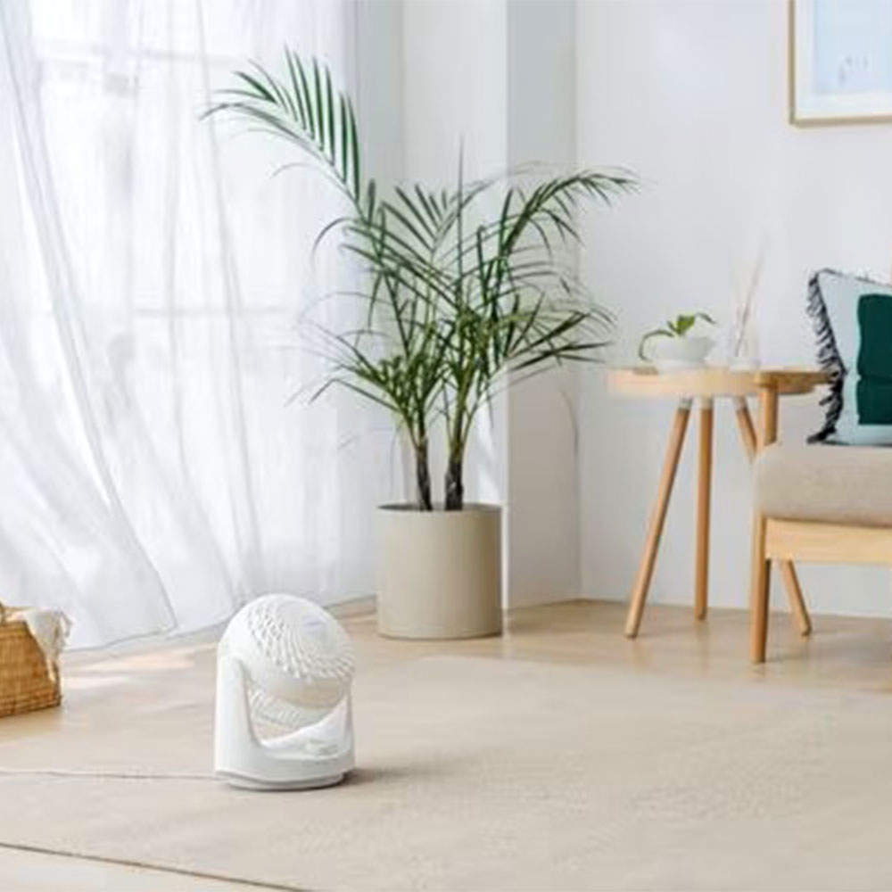 アイリスオーヤマ サーキュレーター マカロン型 首振りタイプ メカ式 8畳 ホワイト PCF-MKM15EC-W