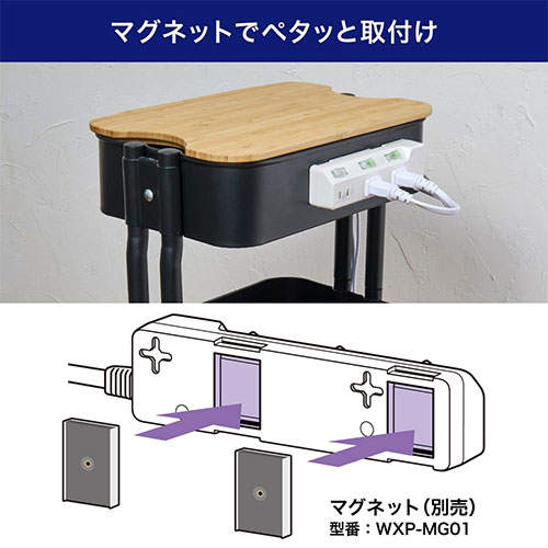 ELPA 電源タップ 耐雷スイッチ付タップ AC3個口 1m ホワイト WLK-31S(W)