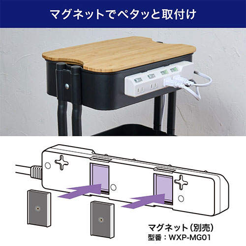 ELPA 電源タップ 耐雷スイッチ付タップ AC4個口 1m ホワイト WLK-41S(W)