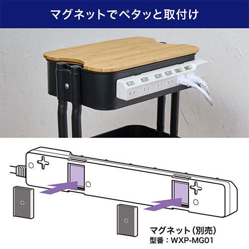 ELPA 電源タップ 耐雷スイッチ付タップ AC6個口 1m ホワイト WLK-61S(W)