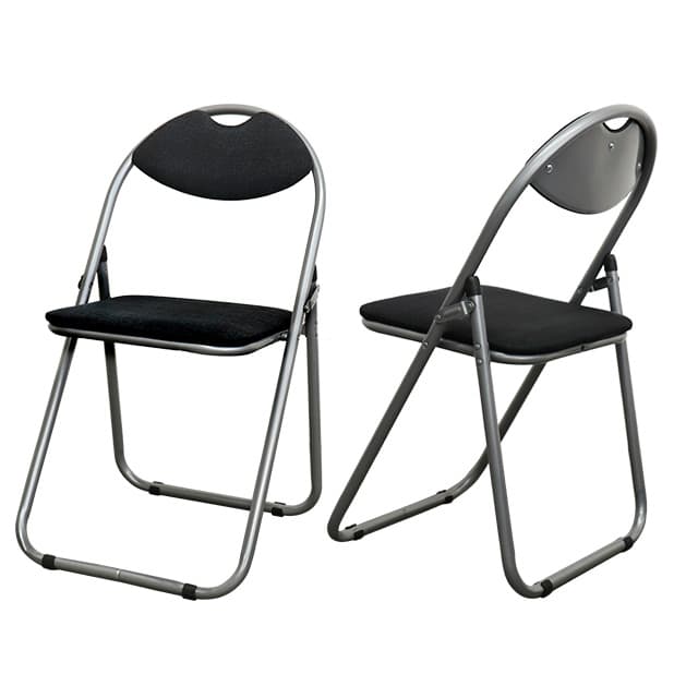 M&M GRATES 折りたたみパイプ椅子 4脚セット