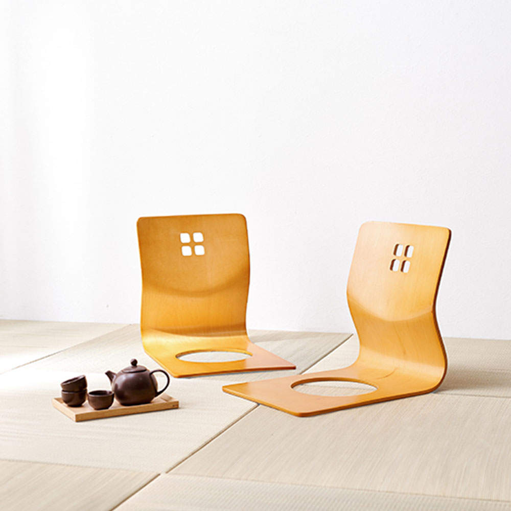 萩原 曲木椅子 2脚セット LMZ-4299NA