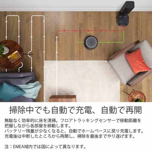 iRobot ロボット掃除機 ルンバ i3＋ クリーンベース付 Wi-Fi対応