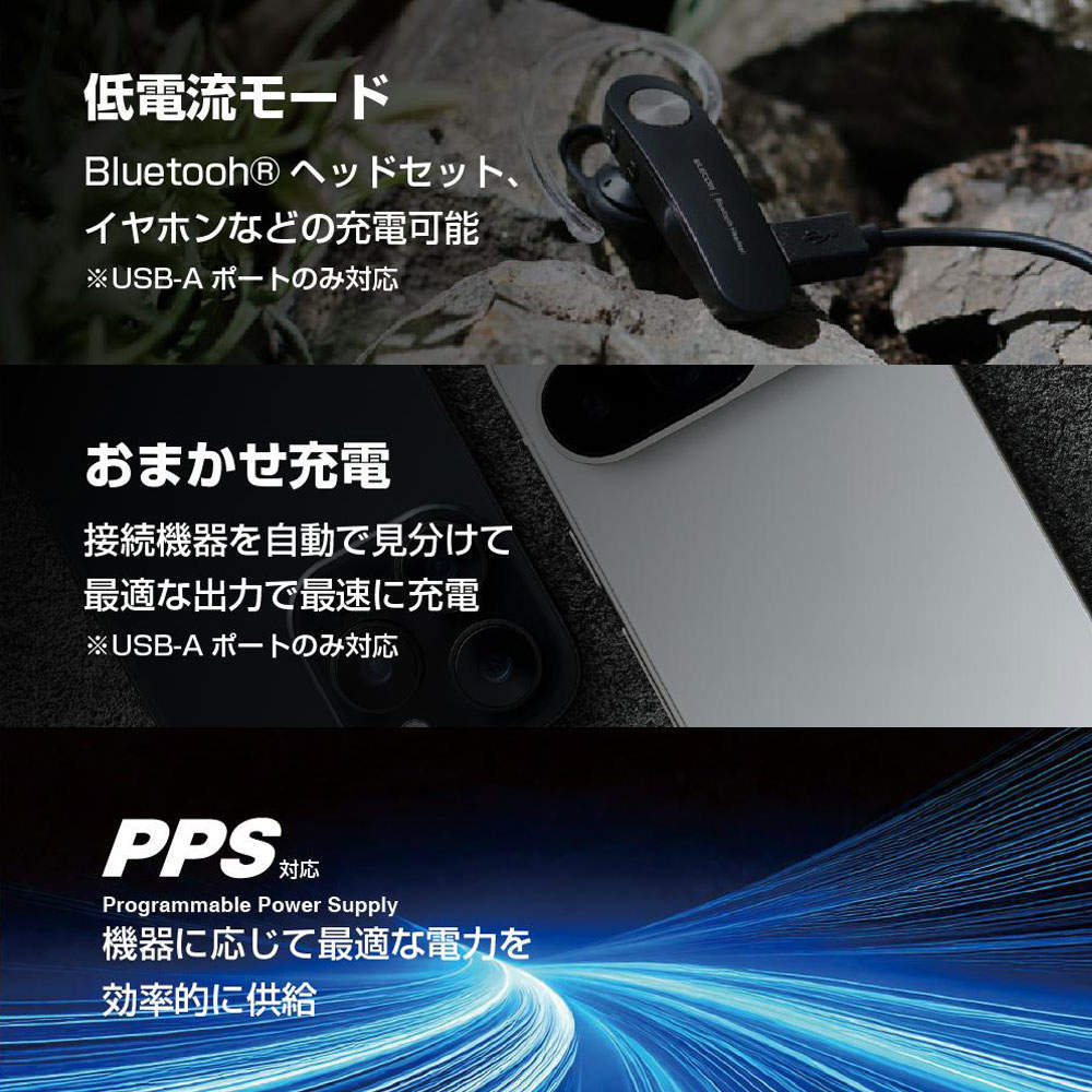 【送料弊社負担】エレコム モバイルバッテリー 10000mAh 30W Type-C 1ポート USB-A 1ポート PSE認証 EC-C66LMN【他商品と同時購入不可】